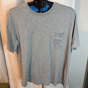 Tommy Bahama Light Gray Short-Sleeve Pocket Tee